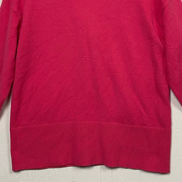 Loft Women's Pink Cotton Blend Cardigan Sweater Size Small - Picture 7 of 10